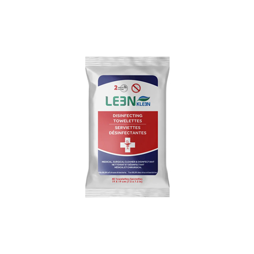 LEEN KLEEN DISINFECTING TOWELS 15 WHITE