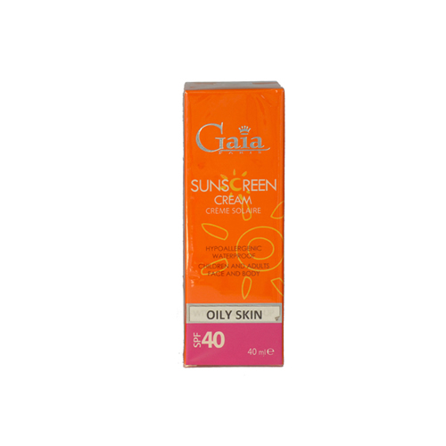 GAIA SUNSCREEN – 40 SPF OILY SKIN