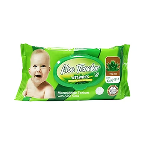 LEEN TENDER 100 BABY WIPES ALOE VERA L