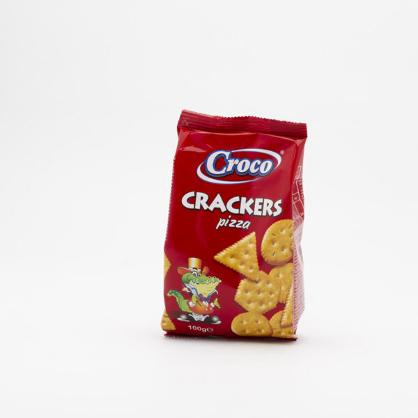 CROCO 100G CRACKERS PIZZA