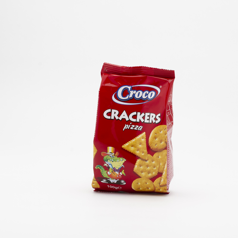 CROCO 100G CRACKERS PIZZA