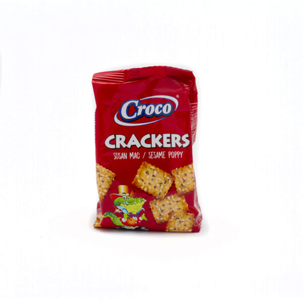 CROCO 100G CRACKERS SESAME + POPPY