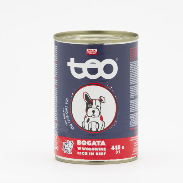 TEO 415 G TIN  DOG  FOOD BEEF (R)