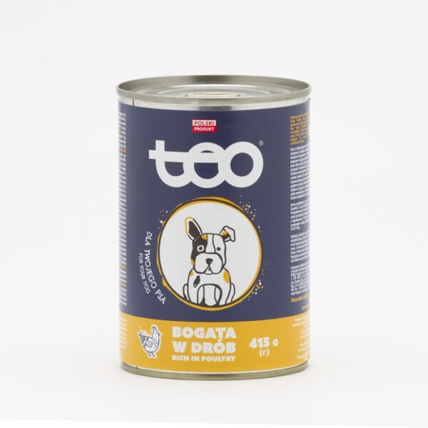 TEO 415 G TIN  DOG  FOOD POULTRY (Y)