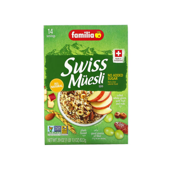 FAMILIA SWISS MUESLI NO ADDED SUGAR 822G